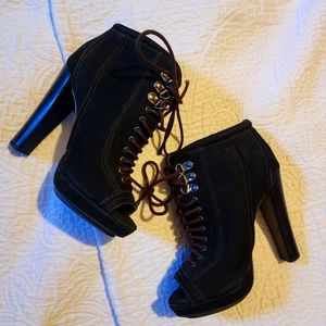 True Religion Brand Jeans Ankle Heel Boots